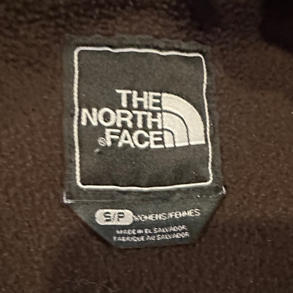 The North Face Women's Dark Brown Fleece Zipper Jacket Size S - Picture 6 of 9